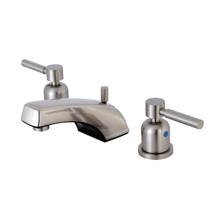 Kingston Brass KB8928DL 8" Widespread Bathroom Faucet, Brushed Nickel KB8928DL